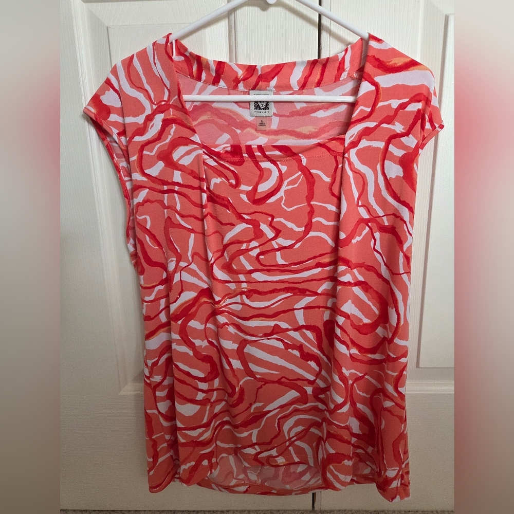 Anne Klein XL Sleeveless Sun Wedding Guest Blouse